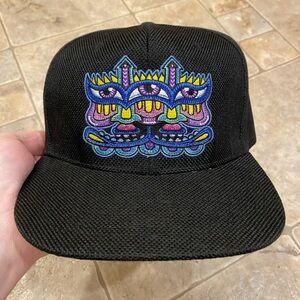 Grass Roots California Limited Edition Snapback Hat Chris Dyer “Positive” 420EUC